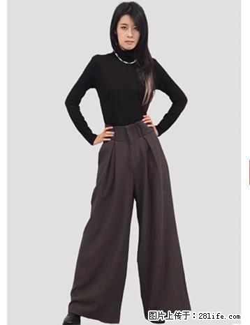 温碧霞代言IRENENA服装品牌高腰显瘦阔腿裤黑色百搭西装裤 - 女装 - 服装服饰 - 苏州分类信息 - 苏州28生活网 su.28life.net