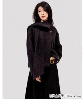 温碧霞代言IRENENA服装品牌时尚呢子半身裙黑色百褶休闲裙 - 苏州28生活网 su.28life.net