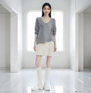 温碧霞自创IRENENA服装法式编织小香风半身裙 - 苏州28生活网 su.28life.net