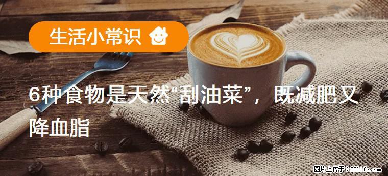 【生活小常识】6种食物是天然“刮油菜”，既减肥又降血脂 - 苏州生活资讯 - 苏州28生活网 su.28life.net